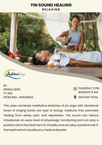 YIN SOUND HEALING - Ashtari.yoga