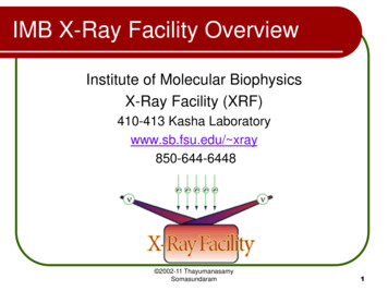 X-Ray Facility Overview - Institute Of Molecular Biophysics