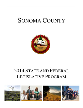 2014 State And Federal Legislative Program