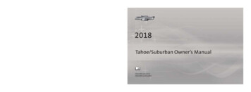 2018 Chevy Tahoe Owners Manual