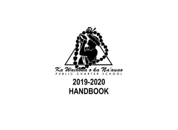 2019-2020 KWON Handbook - Kawaihonapcs 