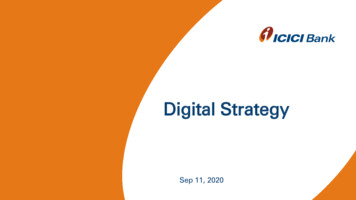 Digital Strategy - ICICI Bank