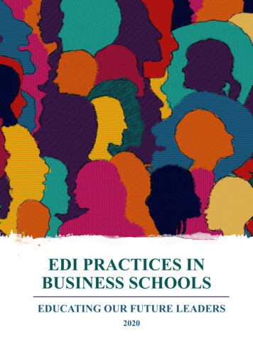 EDI PRACTICES IN BUSINESS SCHOOLS - Florida State University