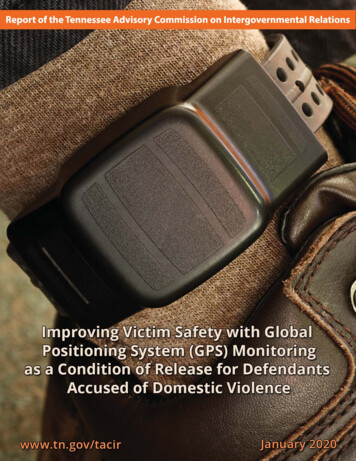Improving Victim Safety With Global Positioning System (GPS . - Tennessee