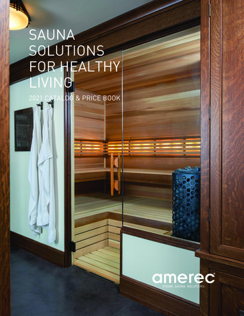 SAUNA SOLUTIONS FOR HEALTHY LIVING