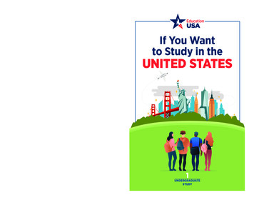 If You Want To Study In The UNITED STATES
