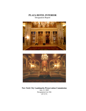Plaza Hotel Interior - New York City