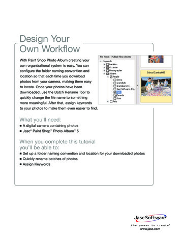 Design Your Own Workflow - Corel