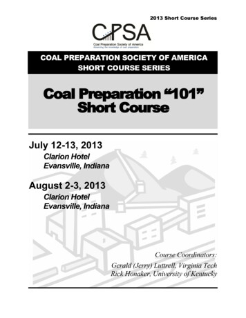 Coal Preparation 