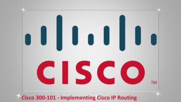 Cisco 300-101 - Implementing Cisco IP Routing