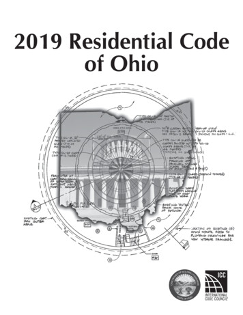 2019 Residential Code OHIO - Iccsafe 