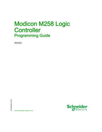 Modicon M258 Logic Controller - Programming Guide - 