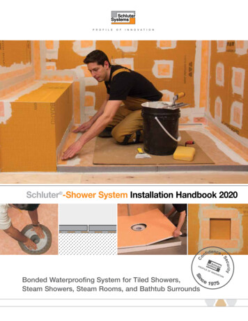 Schluter -Shower System Installation Handbook 2020