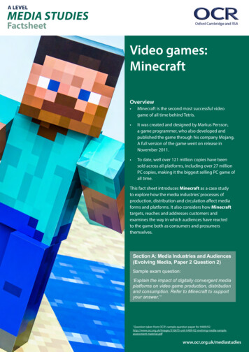 Video Games: Minecraft