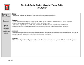 5th Grade Social Studies Mapping/Pacing Guide 2019-2020