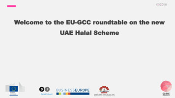 Welcome To The EU-GCC Roundtable On The New UAE Halal Scheme - Accredia