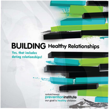 BUILDING Healthy Relationships