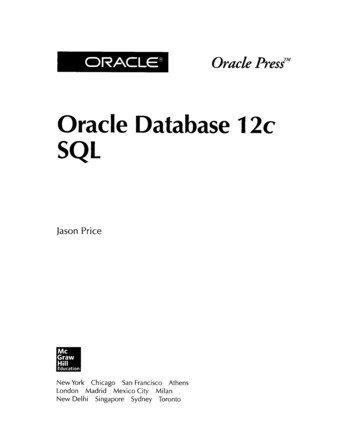 Oracle Database 12c SQL : [Master SQL And PL/SQL]