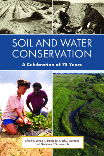 SOIL AND WATER CONSERVATION - SWCS