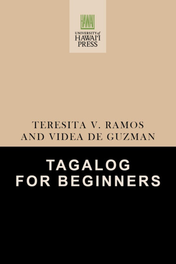 Tagalog For Beginners