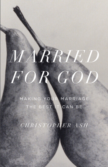 “Ash’s Book Is One I Use For Premarital Counseling .