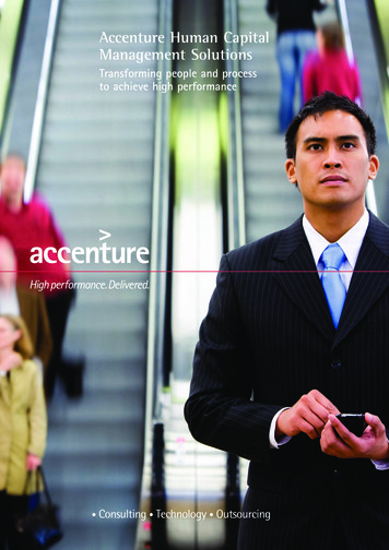 Accenture Human Capital Management Solutions