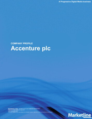 Accenture Plc COMPANY PROFILE - Cdn.uconnectlabs 