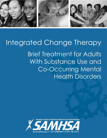 Integrated Change Therapy 1