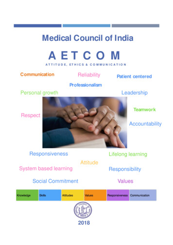 Medical Council Of India A E T C O M - NMC