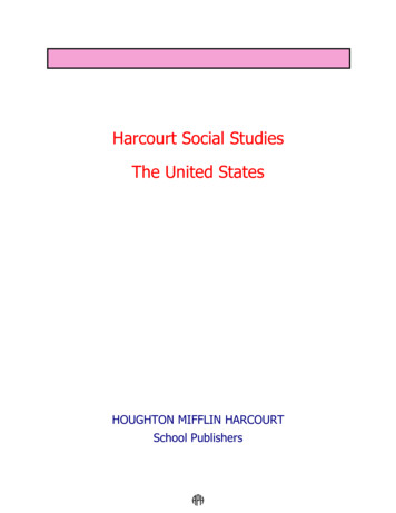 HOUGHTON MIFFLIN HARCOURT School Publishers