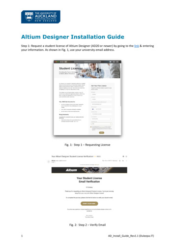Altium Designer Installation Guide