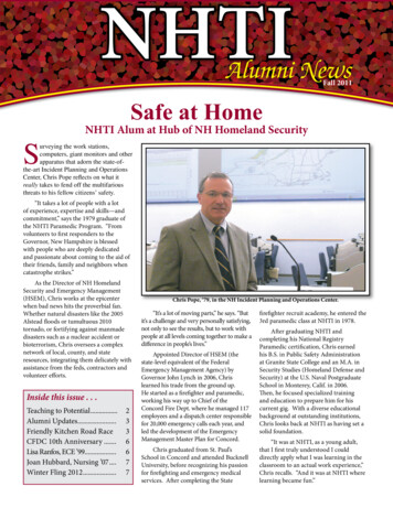 NHTI Alumni Newsletter - Fall 2011