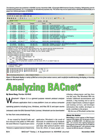 Analyzing BACnet With Wireshark - Kargs 