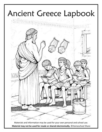 Ancient Greece Lapbook - A Complete, Free Online Christian .