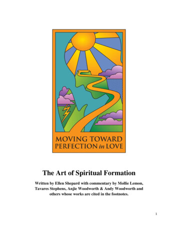 The Art Of Spiritual Formation - NGUMC