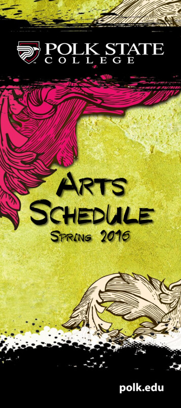 Arts Chedule - Florida Campuses In Winter Haven, Lakeland .