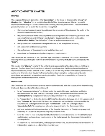Audit Committee Charter - S22.q4cdn 