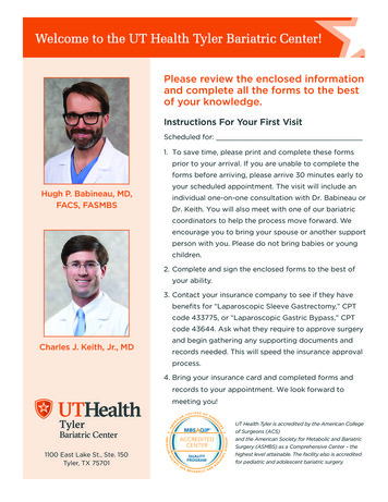 Welcome To The UT Health Tyler Bariatric Center!