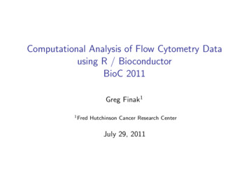Computational Analysis Of Flow Cytometry Data Using R . - Bioconductor