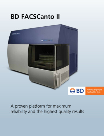 BD Facscanto II Flow Cytometer