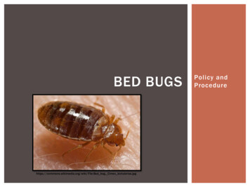 BED BUGS Policy And Procedure