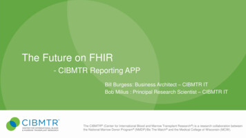 The Future On FHIR - Midwest Architecture Community Collaboration