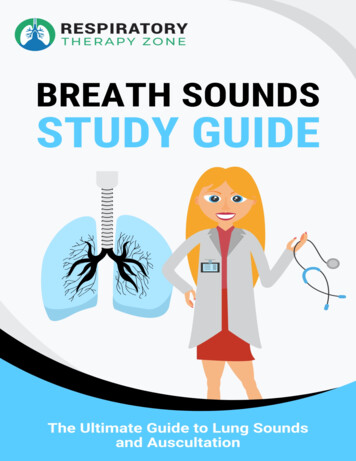 Breath Sounds Study Guide - Respiratory Therapy Zone