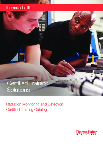 Certified Training Solutions - Thermo Fisher Scientific