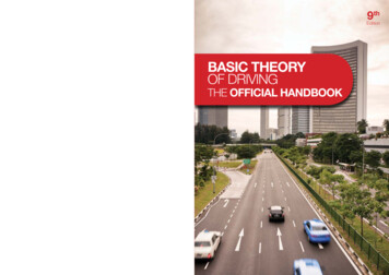 BASIC Theory Of Driving - Singapore Police Force