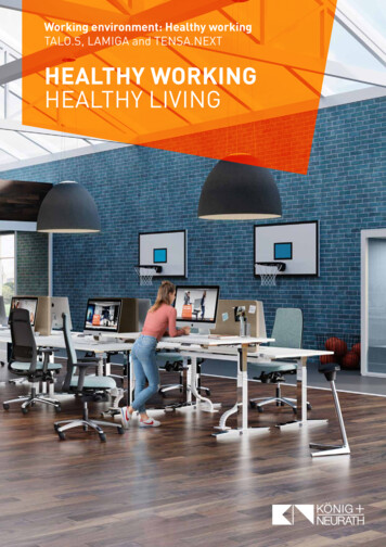 Working Environment: Healthy Working TALO.S, LAMIGA And 