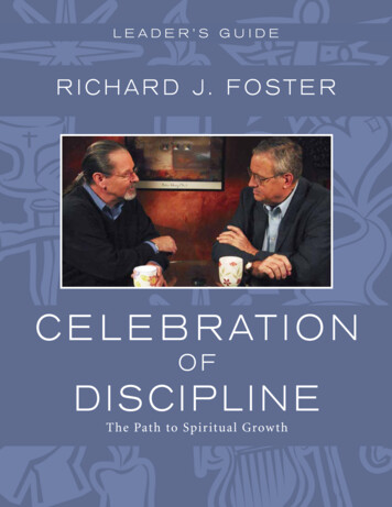 Celebration Of Discipline Resource Guide