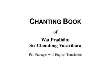 Chomthong Chanting Book