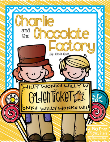 Charlie And The Chocolate Factory 3rd - SharpSchool