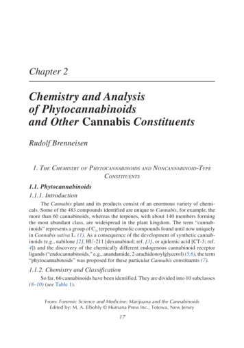 Chemistry And Analysis Of Phytocannabinoids And Other .
